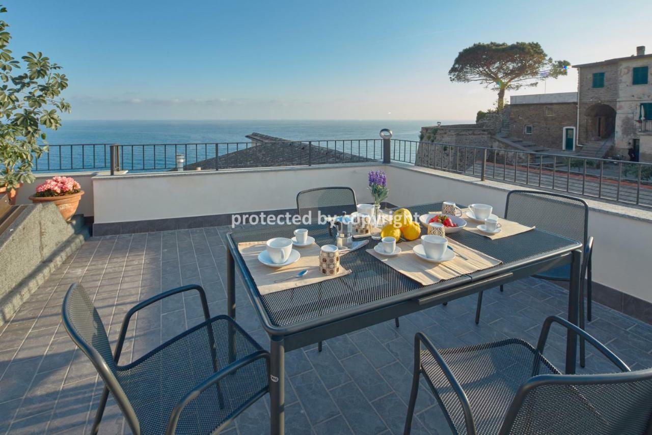Luxury Penthouse Sea View Villa Corniglia Dış mekan fotoğraf