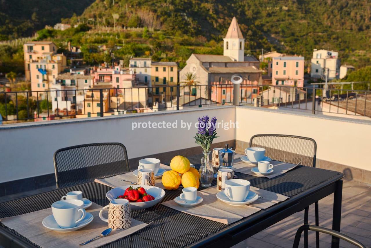 Luxury Penthouse Sea View Villa Corniglia Dış mekan fotoğraf