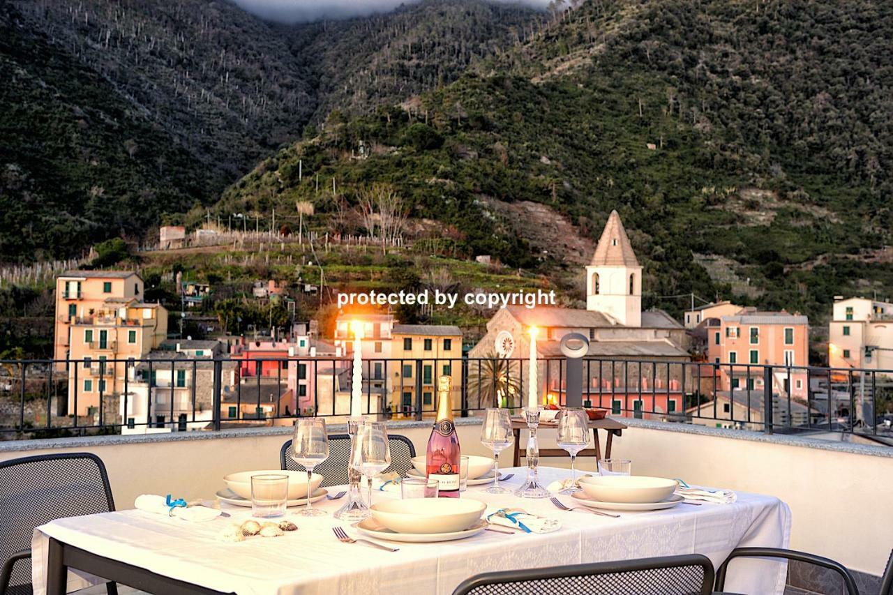 Luxury Penthouse Sea View Villa Corniglia Dış mekan fotoğraf
